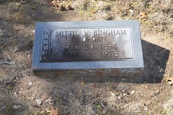 Mittie V Bingham <I>Armitage</I> Morgan 