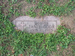 Janie <I>Napier</I> Cook 