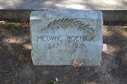 Hedwig “Hattie” <I>Hugo</I> Boenigk 