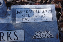 Janie Kate <I>Anderson</I> Steele Foskey Larks 