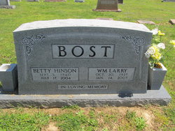 Betty <I>Hinson</I> Bost 