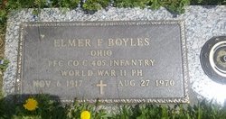 PFC Elmer F Boyles 