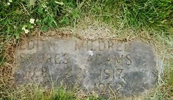Edith Mildred <I>Shores</I> Adams 