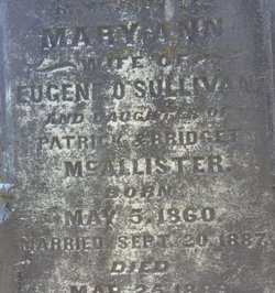 Mary Ann <I>McAllister</I> O'Sullivan 