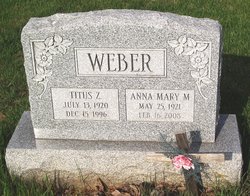 Anna Mary <I>McCoy</I> Weber 