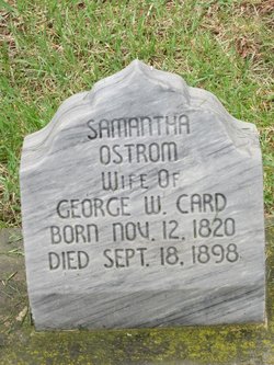 Samantha Crittenden <I>Ostrom</I> Card 
