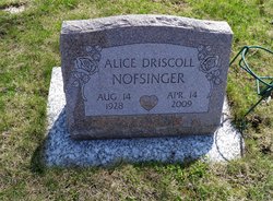 Alice <I>Driscoll</I> Nofsinger 