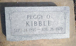 Peggy O. <I>Harding</I> Kibble 