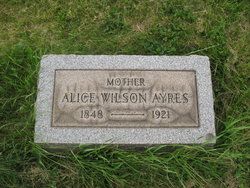 Alice <I>Wilson</I> Ayres 