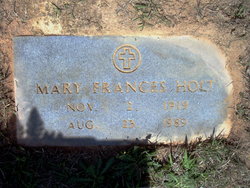 Mary Frances <I>Foust</I> Holt 