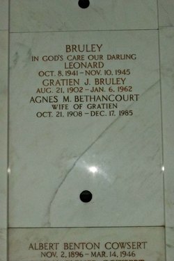 Agnes M <I>Bethancourt</I> Bruley 