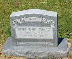 Bertha Lenora <I>Upton</I> Edwards 