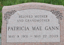 Patricia Mae <I>Bice</I> Gann 