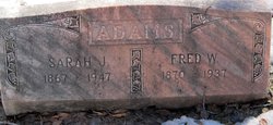 Frederick W. “Fred” Adams 