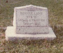 Velma Bernice <I>Lamb</I> Wilkinson 