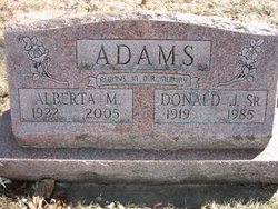 Alberta M. <I>Howard</I> Adams 