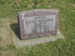 Elizabeth E “Bessie” <I>Dale</I> Maulding Daily 