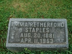Emma <I>Retherford</I> Staples 