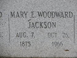 Mary E <I>Woodward</I> Jackson 