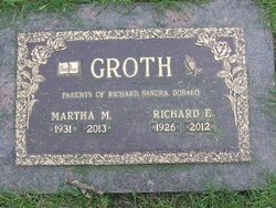 Martha Marie <I>Coberly</I> Groth 