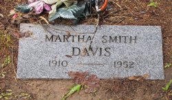 Martha <I>Smith</I> Davis 