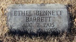 Ethel <I>Bennett</I> Barrett 