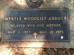 Myrtle E <I>Woodlief</I> Abbott 