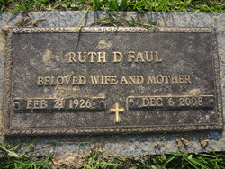Ruth <I>Devillier</I> Faul 