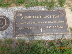 Annie Lee <I>Ashworth</I> Buie 