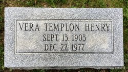 Vera G. <I>Templon</I> Henry 