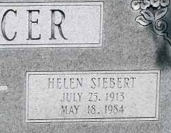 Helen Virginia <I>Siebert</I> Mercer 