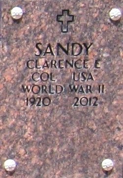 COL Clarence Emmett Sandy 
