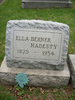 Sarah Ellen “Ella” <I>Berner</I> Hadesty 