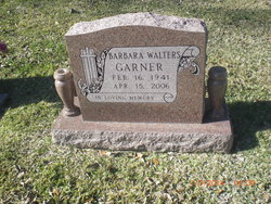 Barbara Ann <I>Walters</I> Garner 