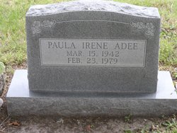 Paula Irene <I>Gibson</I> Adee 