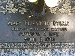 Mary Elizabeth “Lib” <I>Nance</I> Byerly 