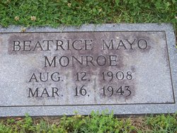Gathel Beatrice <I>Mayo</I> Monroe 