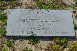 PFC Nelson M Adams 
