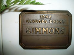 Barbara <I>Denny</I> Simmons 
