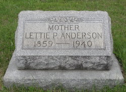 Letitia Pearson “Lettie” <I>Morrison</I> Anderson 