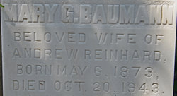Mary G. <I>Baumann</I> Reinhard 