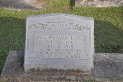 Onie <I>Weaver</I> Long 