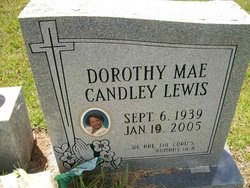 Dorothy Mae <I>Candley</I> Lewis 