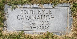Edith “Edie” <I>Kyle</I> Cavanaugh 