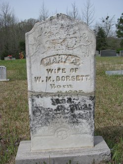 Mary A. <I>Moore</I> Dorsett 
