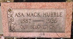 Asa McFelch “Mack” Hubble 