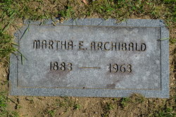 Martha Elizabeth <I>Young</I> Archibald 
