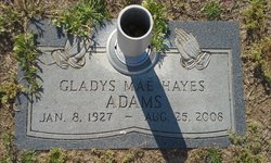 Gladys Mae <I>Hayes</I> Adams 