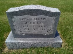 Ruby Alice <I>Ballard</I> Bequette 