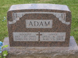 Anna Elizabeth <I>Montgomery</I> Adam 